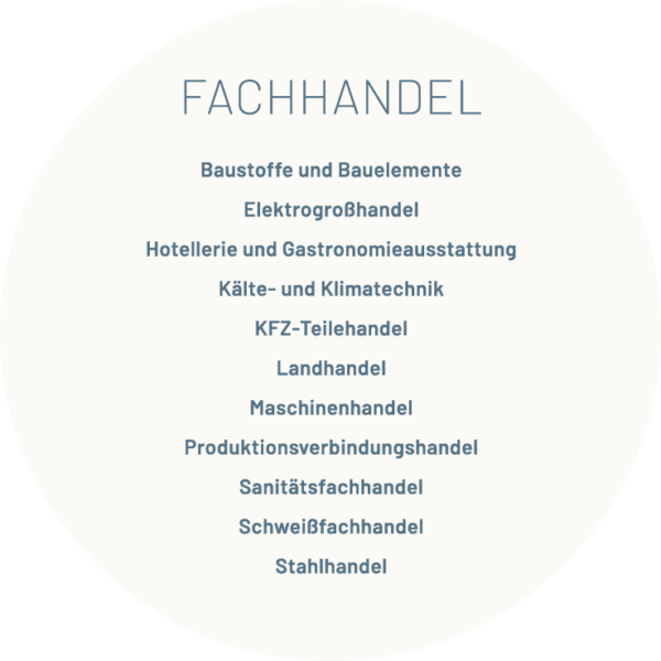 Zielgruppe Fachhandel Zielgruppe Fachhandel